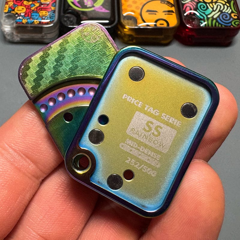 Mechanical Slider – BPMods Price Tag | Titanium Zirconium PEEK PEI Side Push EDC