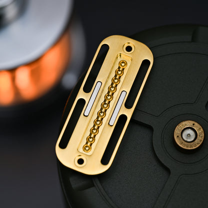 Interchangeable Track Fidget Slider Insert BPMods Pioneer - Stepped Track - Brass