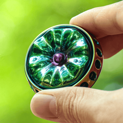 Precision Spinner – Bright Blood Eternal Flower | Stainless Steel Titanium Ceramic Coating EDC Gyro