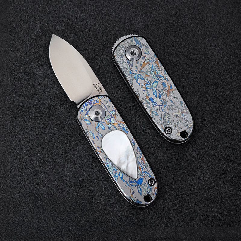 Pocket Knife EDC – Changshanqijie Yuebao | M390 Steel Titanium Shell Inlay