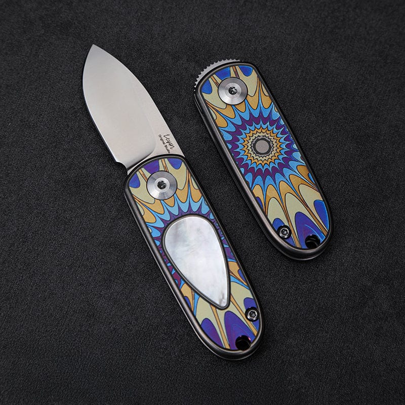 Pocket Knife EDC – Changshanqijie Yuebao | M390 Steel Titanium Shell Inlay