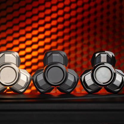 Fidget Spinner EDC – Chenyu Xuan Jia Spinner | Zirconium Titanium Stainless Steel Bar Tri Spinner