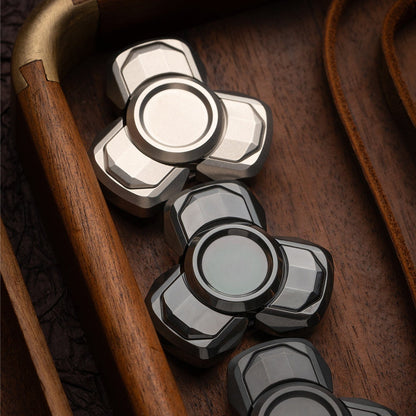 Fidget Spinner EDC – Chenyu Xuan Jia Spinner | Zirconium Titanium Stainless Steel Bar Tri Spinner