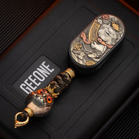 Zirconium (fortune cat plate)+owl bead braiding kit
