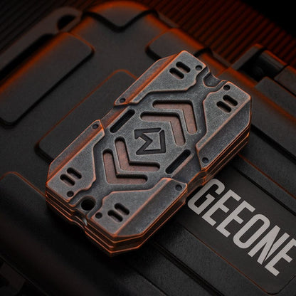 Fidget Slider – GEEOne Warshield | Stainless Steel Zirconium Copper Titanium EDC