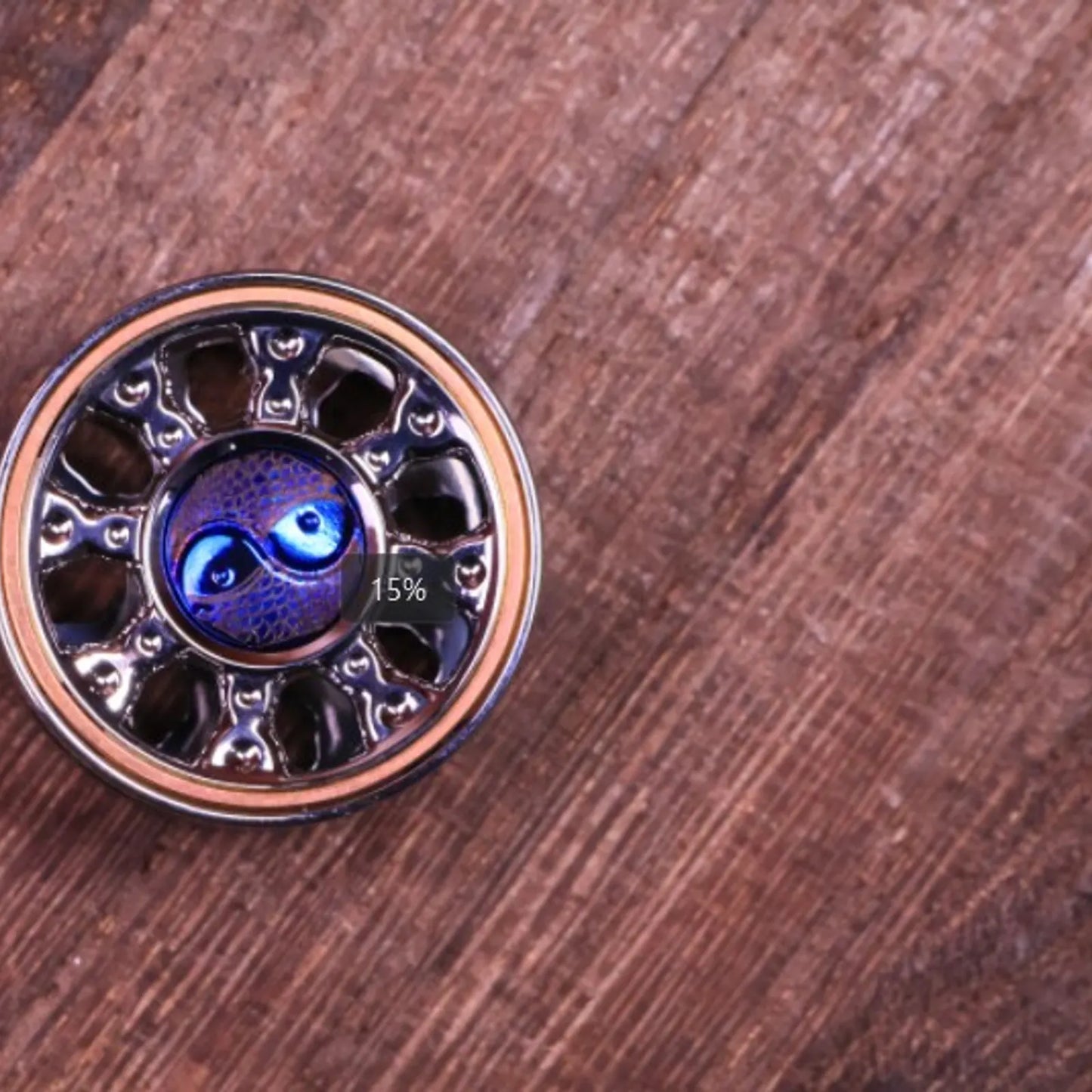 Chimago Diamond stainless steel fidget spinner button pair