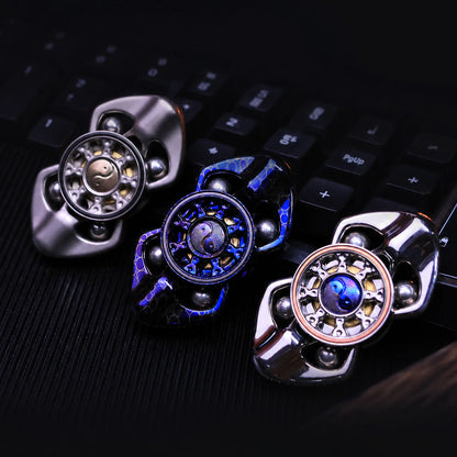 Two Lobe Metal Fidget Spinner Chimago Dragon Scale for EDC Desk Play product view 2