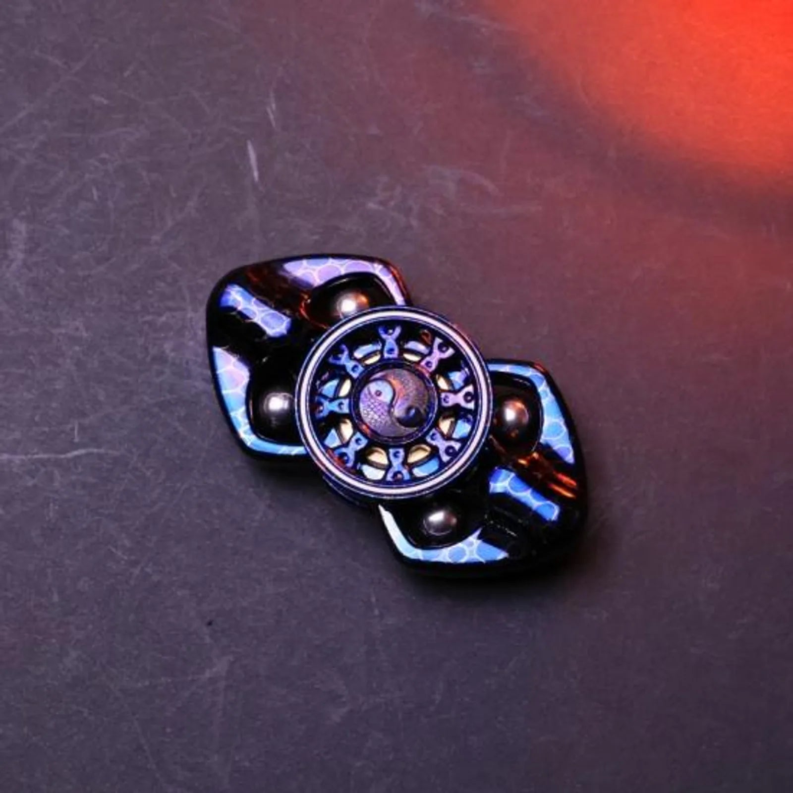 Two Lobe Metal Fidget Spinner Chimago Dragon Scale for EDC Desk Play product view 4