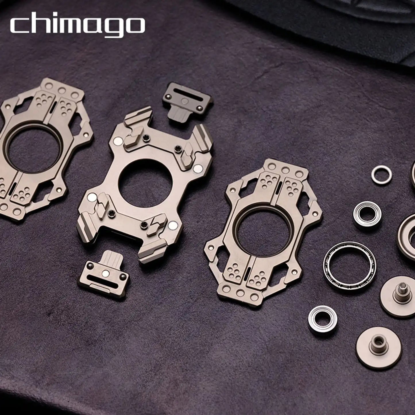 Transformable metal fidget spinner configured for finger play