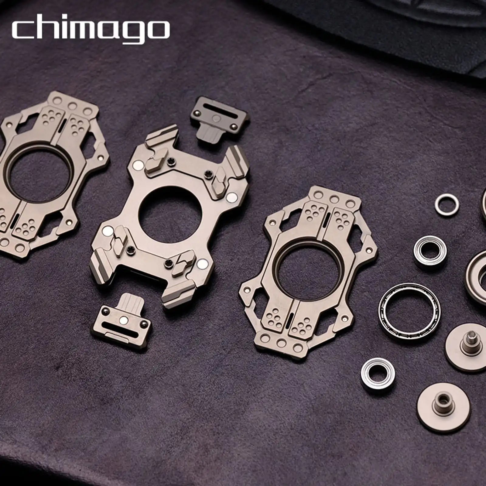 Transformable metal fidget spinner configured for finger play