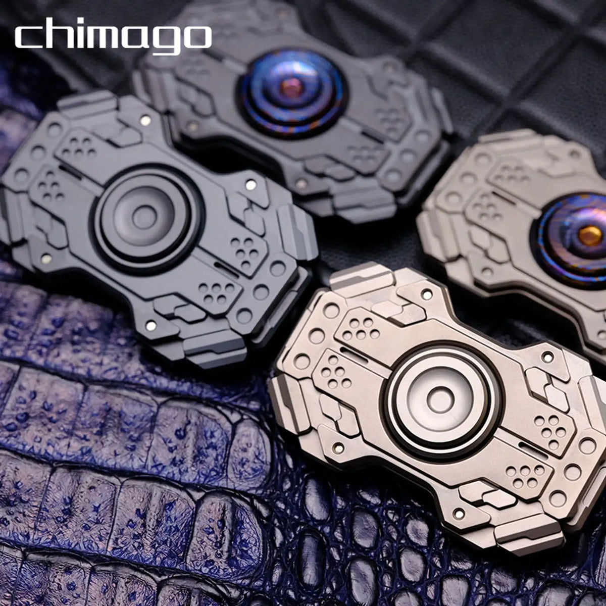 Titanium and zirconium Chimago Explorer spinner details