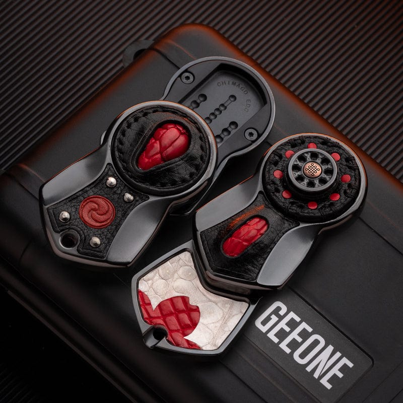 Mechanical Slider – CHIMAGO Garuda Slider | Zirconium Titanium PEEK PEI EDC Push Slider