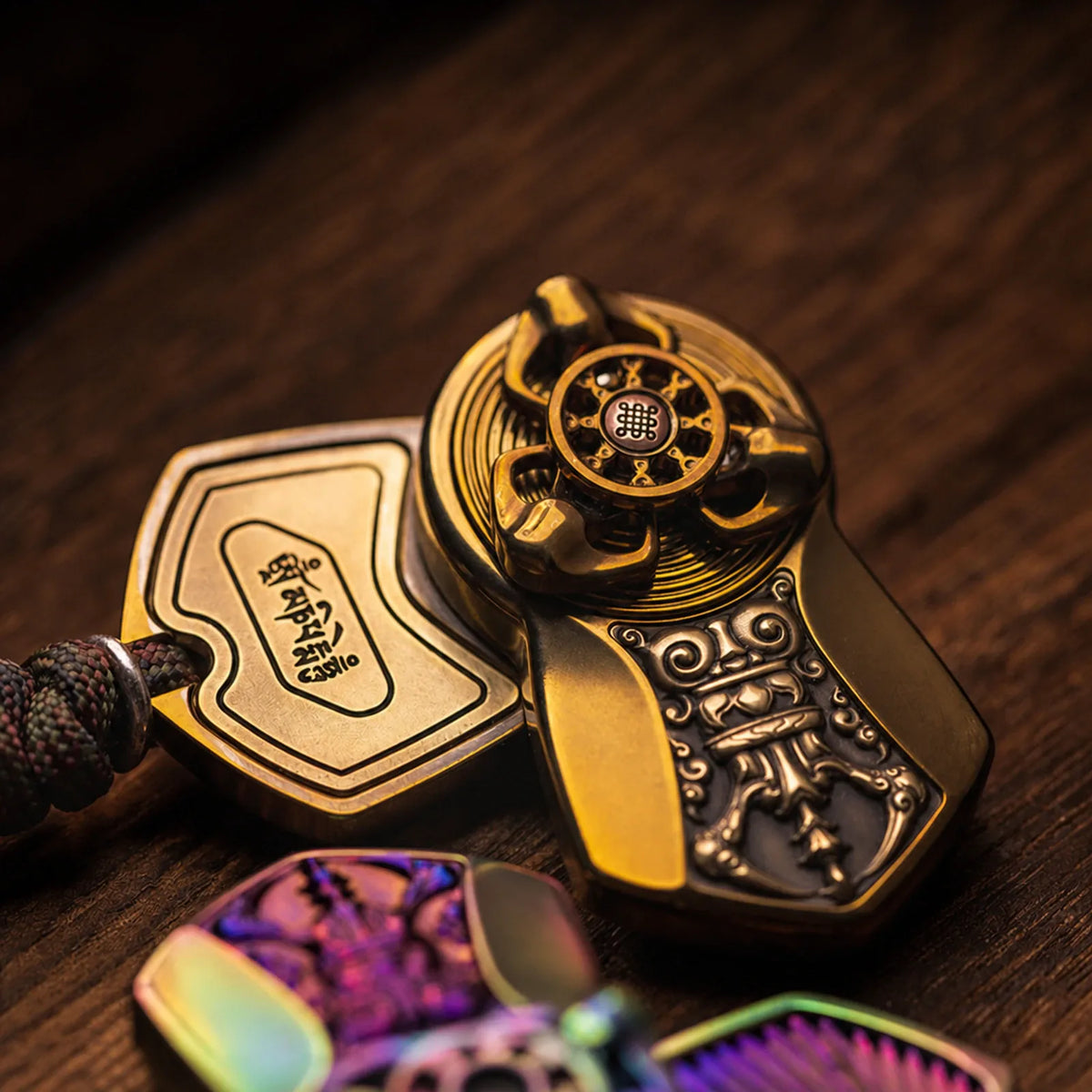Mechanical Fidget Slider Chimago Garuda Ratchet Rotor EDC Desk Play product view 4