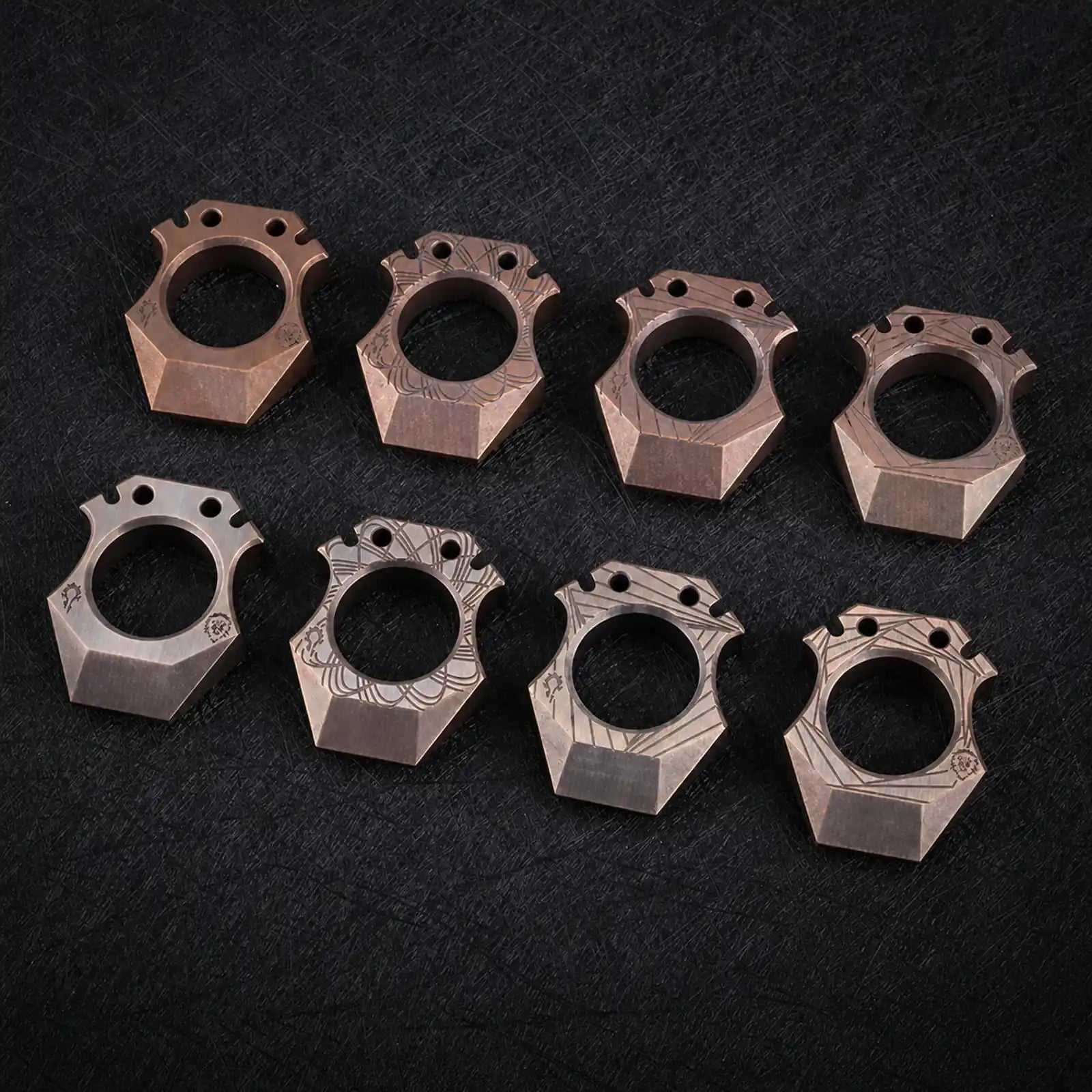 Chimago Ghost Brass Knuckle Bottle Opener EDC Pocket Carry Tool product view 1