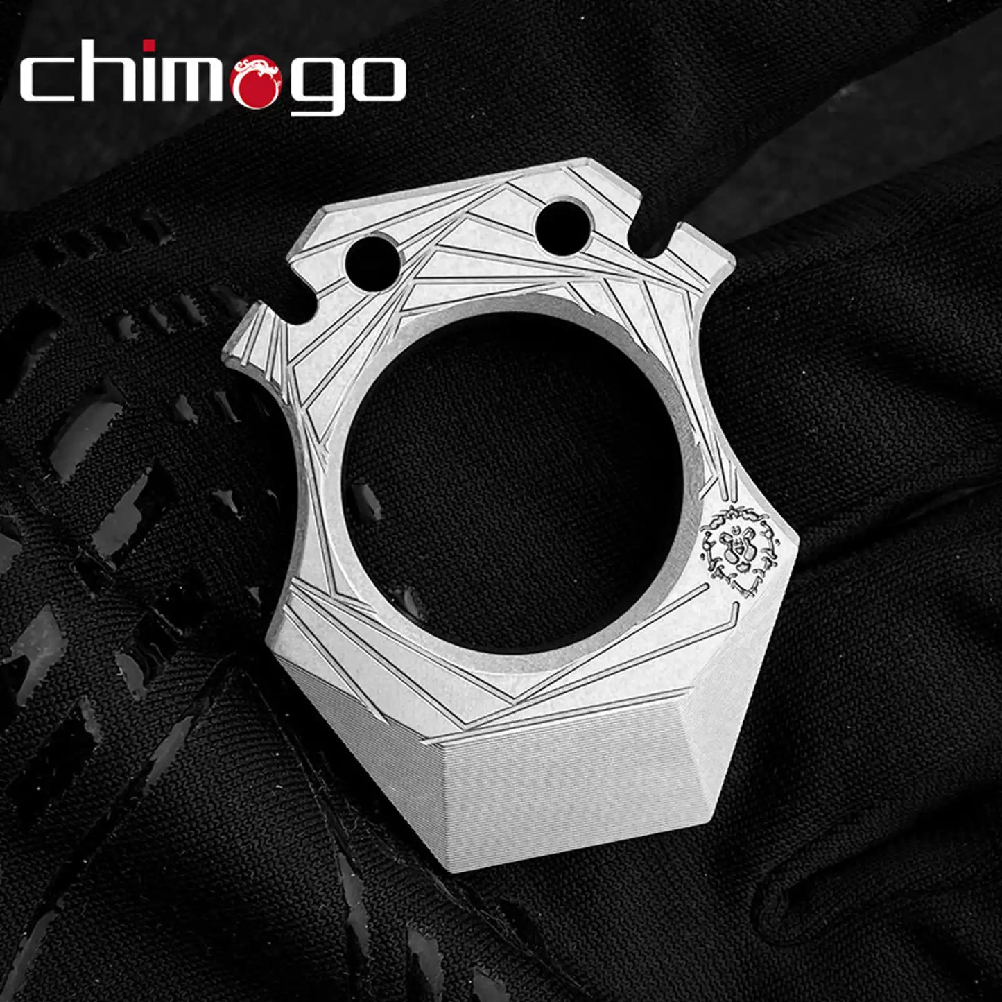 Chimago Ghost Brass Knuckle Bottle Opener EDC Pocket Carry Tool product view 2