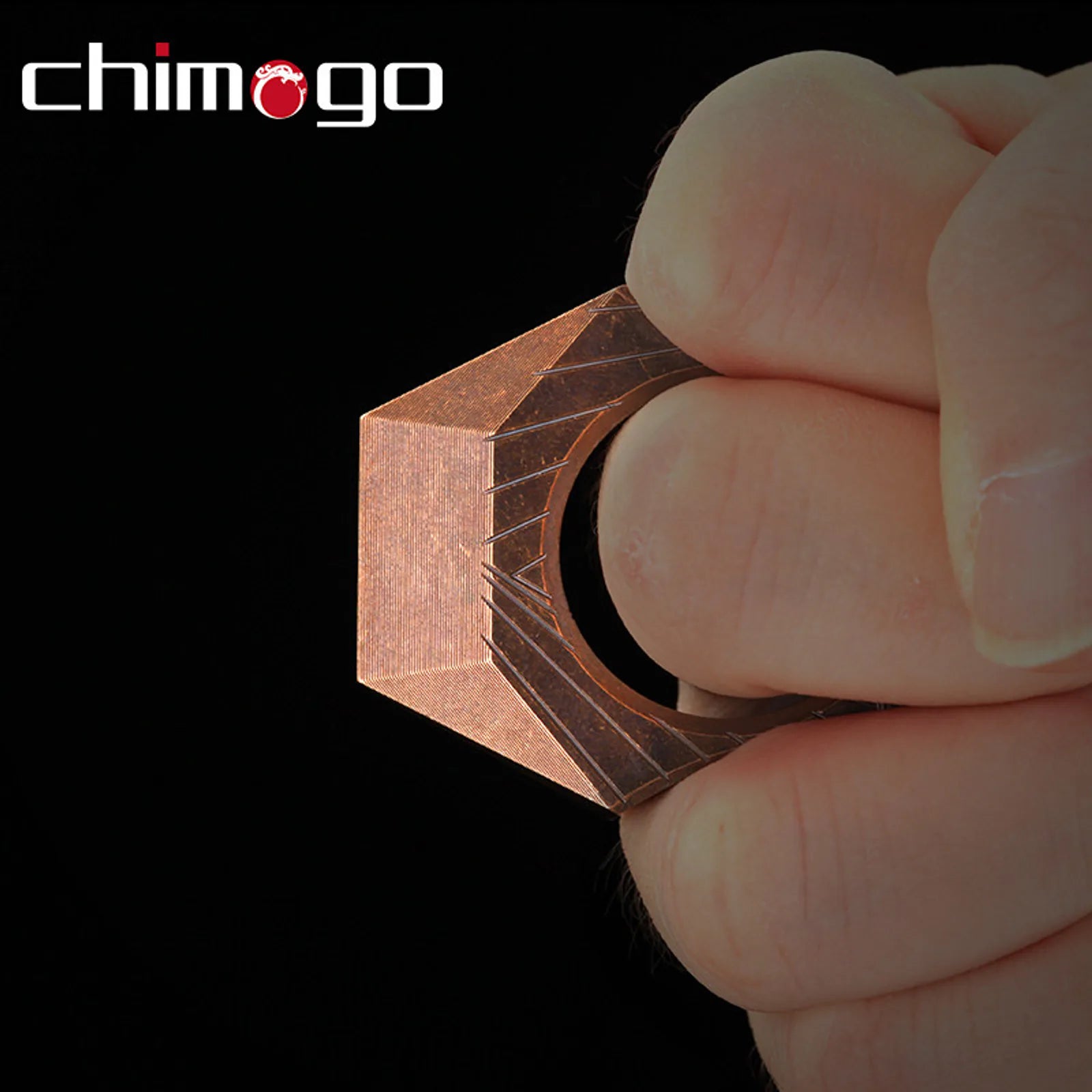 Chimago Ghost Brass Knuckle Bottle Opener EDC Pocket Carry Tool product view 5