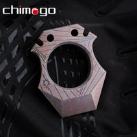 Tribal Laser Stonewashed Brass