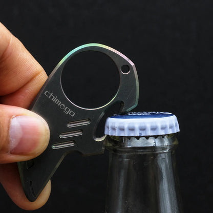 Chimago Mouse Zirconium Brass Knuckle Bottle Opener EDC Tool product view 3