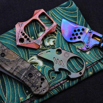 Chimago Mouse Zirconium Brass Knuckle Bottle Opener EDC Tool product view 5