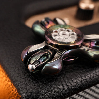 Metal Fidget Spinner Chimago Prayer Wheel Open Wing for EDC Desk Play product view 3