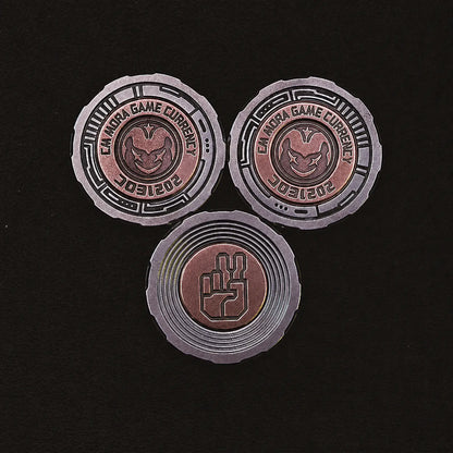 Chimago rock paper scissors decision coins in stainless steel