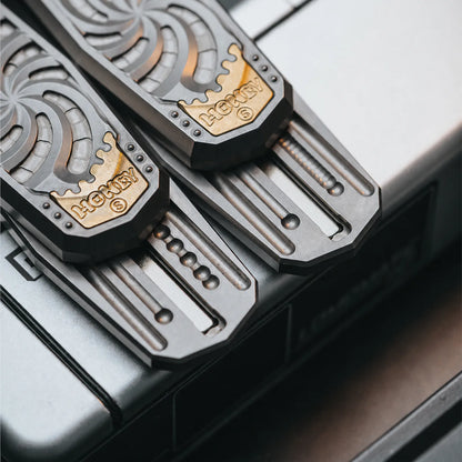 Chimago Sacred Monument mechanical fidget slider for EDC desk play view 5