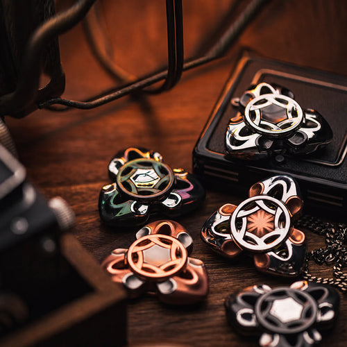 Chimago Snake Year five piece metal fidget spinner collector set view 1