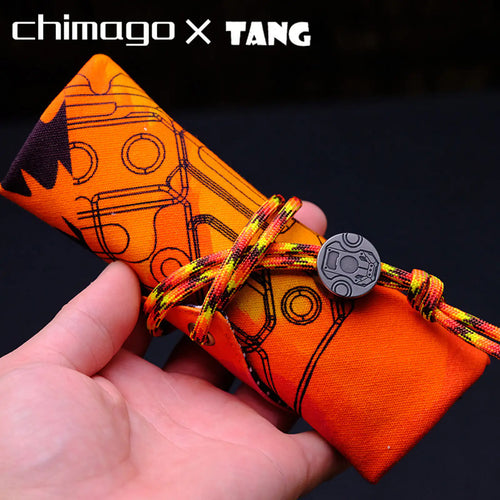 Cotton EDC Handkerchief Chimago TANG Tiger Blade Pocket Carry Cloth product view 1
