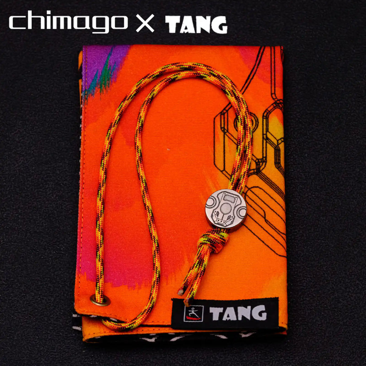 Cotton EDC Handkerchief Chimago TANG Tiger Blade Pocket Carry Cloth product view 2