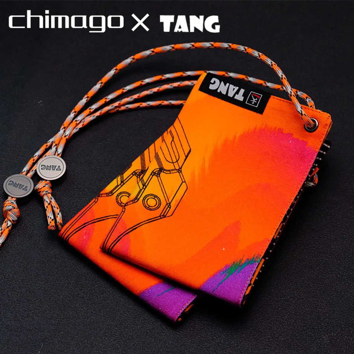 Cotton EDC Handkerchief Chimago TANG Tiger Blade Pocket Carry Cloth product view 4