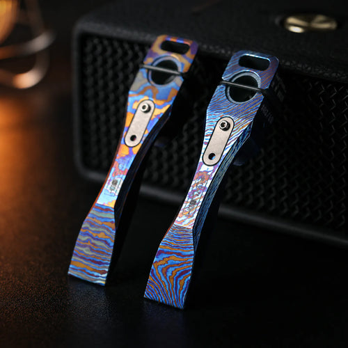 Chimago titanium pry bar bottle openers in two precision finishes