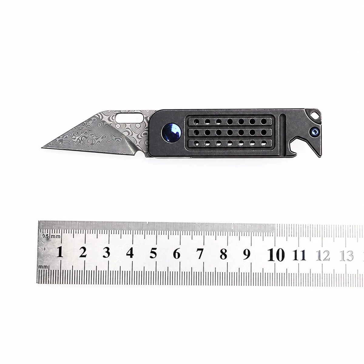 Chimago Yulong Folding Pocket Knife Damascus Blade EDC Carry Tool product view 4