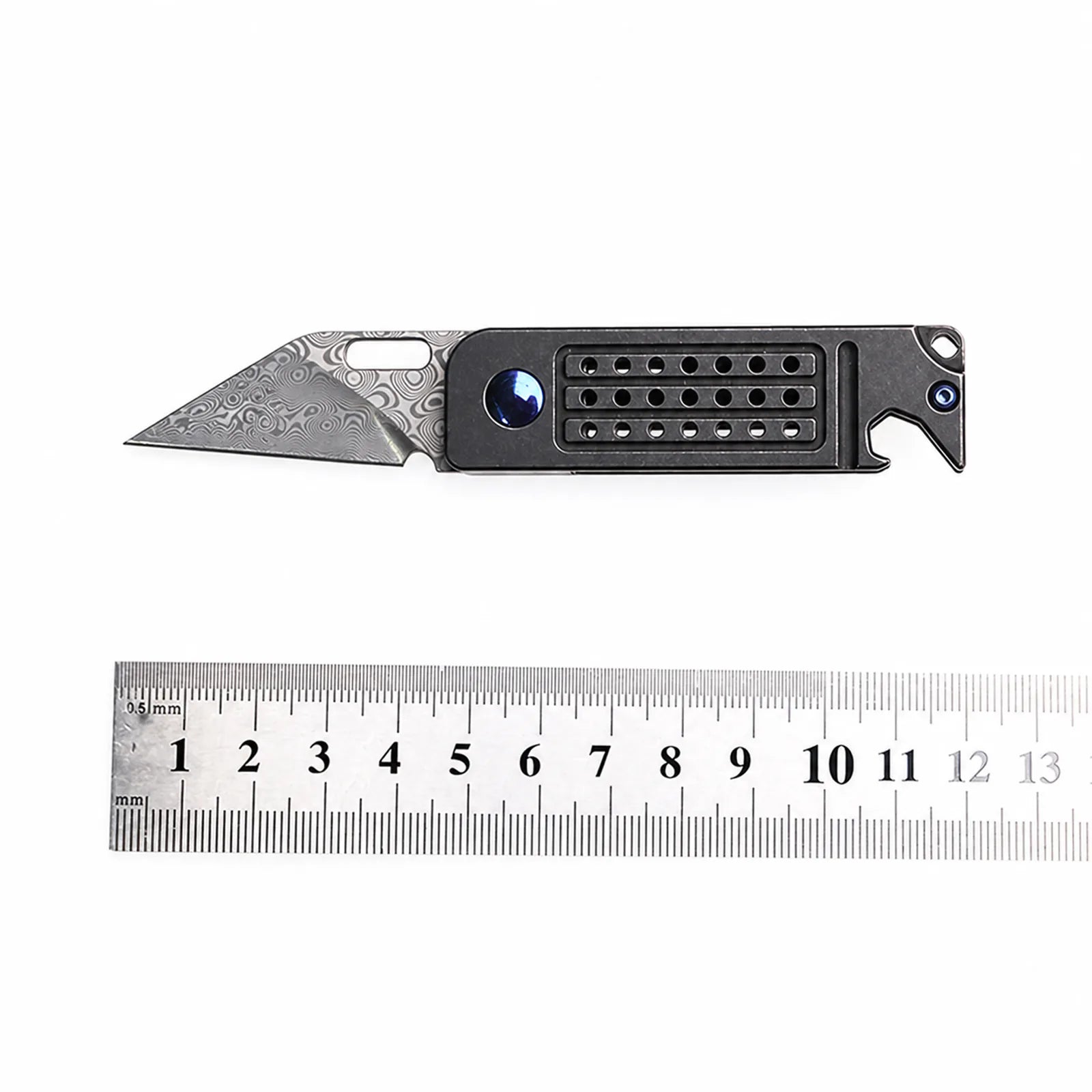 Chimago Yulong Folding Pocket Knife Damascus Blade EDC Carry Tool product view 4