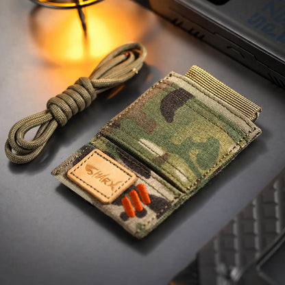 Tactical EDC Pouch Compact Camouflage Neck Wallet for Outdoor Carry product view 1