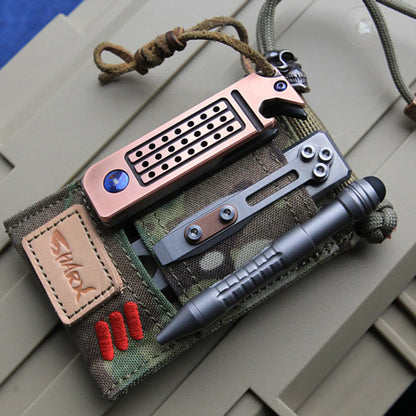 Tactical EDC Pouch Compact Camouflage Neck Wallet for Outdoor Carry product view 3