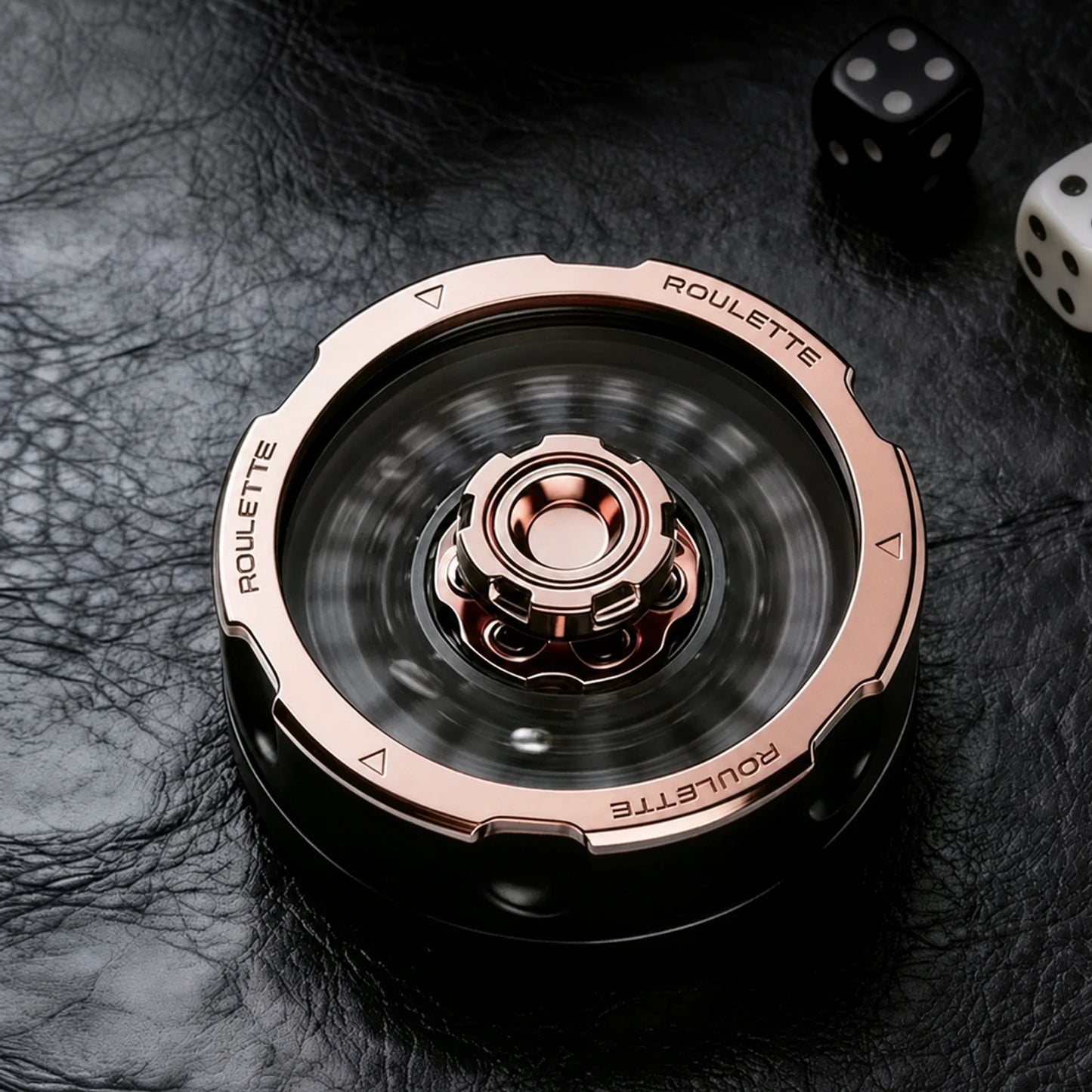 D20 mechanical number wheel spinner compact size view