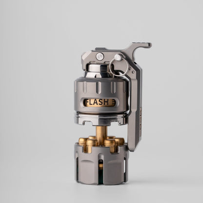 Tactile Slider – DJG Destroyer | Titanium Brass Zirconium EDC Push Slider