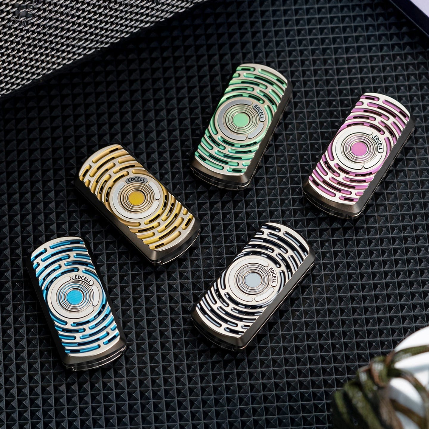 Mechanical Slider – DJG Dex Jelly Slider | Titanium EDC Push Slider