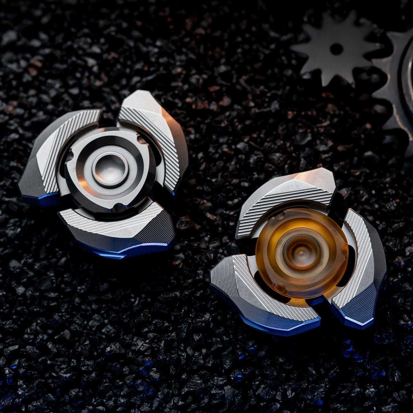 Fidget Spinner EDC – DJG Spinetic | Stainless Steel PEI Titanium EDC Spinner