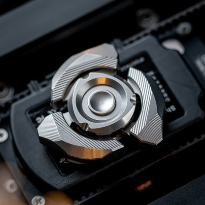 Fidget Spinner EDC – DJG Spinetic | Stainless Steel PEI Titanium EDC Spinner