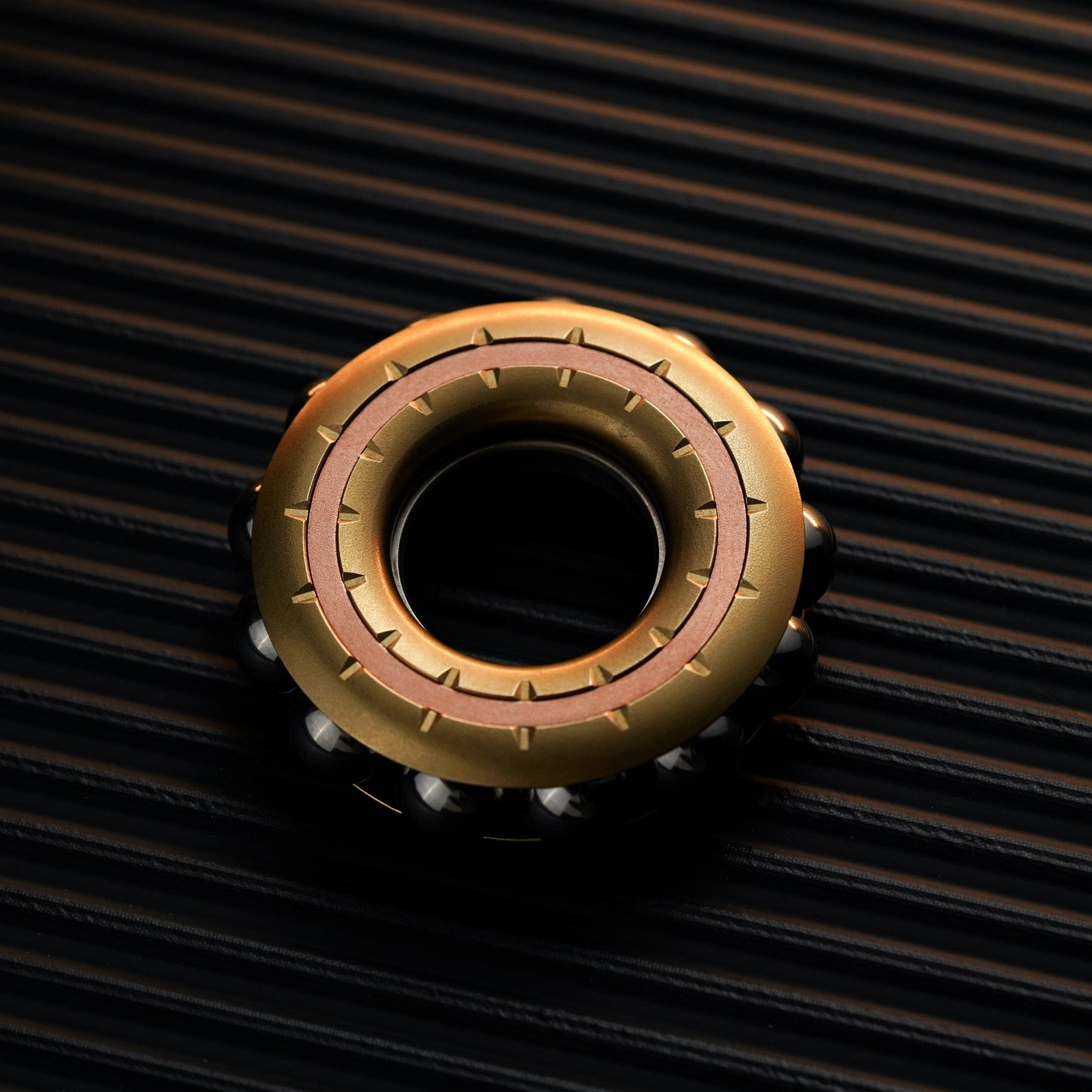 Hand Spinner – DJG Precept | Stainless Steel Brass Copper EDC Fidget Spinner