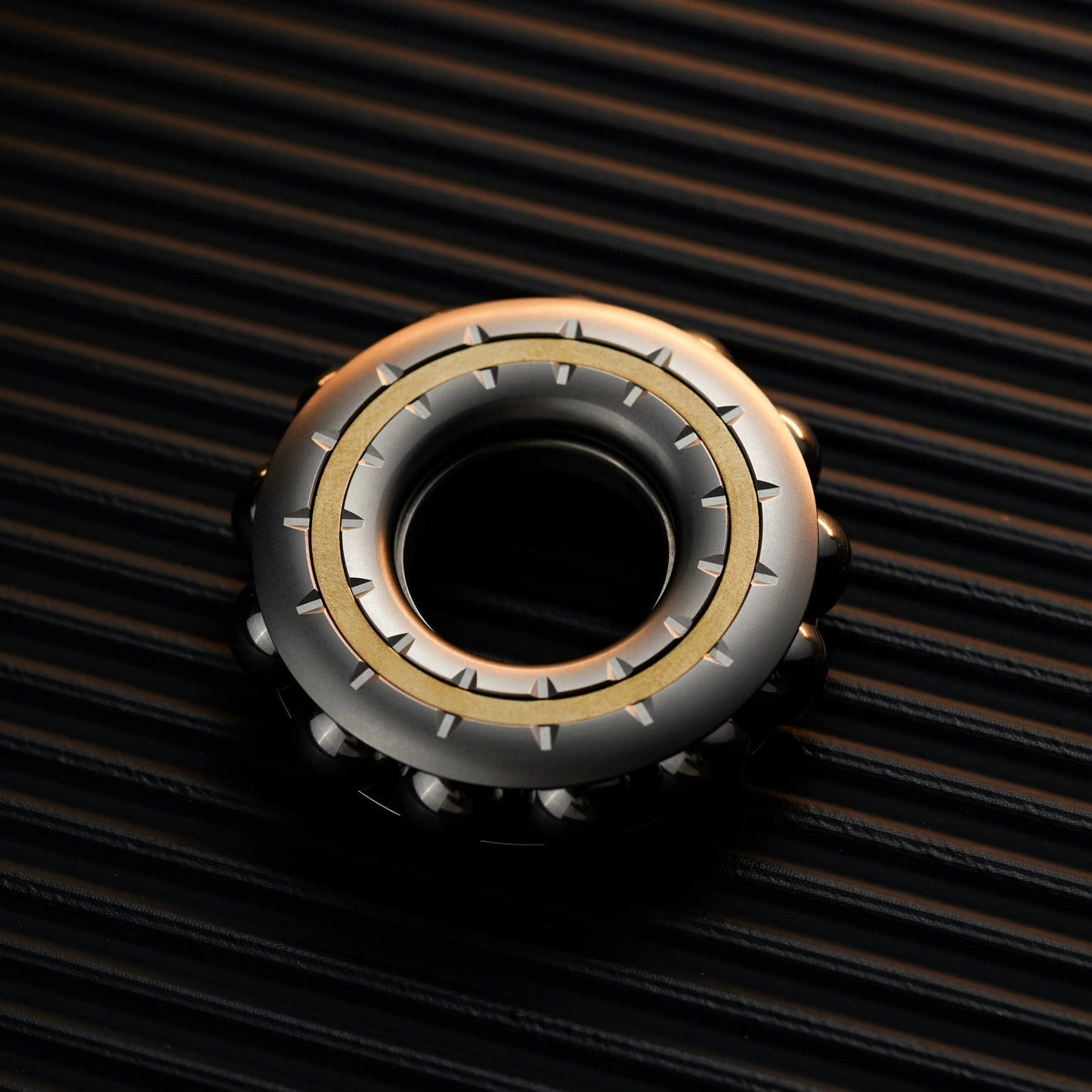 Hand Spinner – DJG Precept | Stainless Steel Brass Copper EDC Fidget Spinner