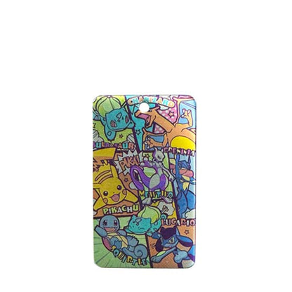 Pokemon Artwork Titanium Dog Tag: rectangular illustrated dog tag on white (gallery view 05).