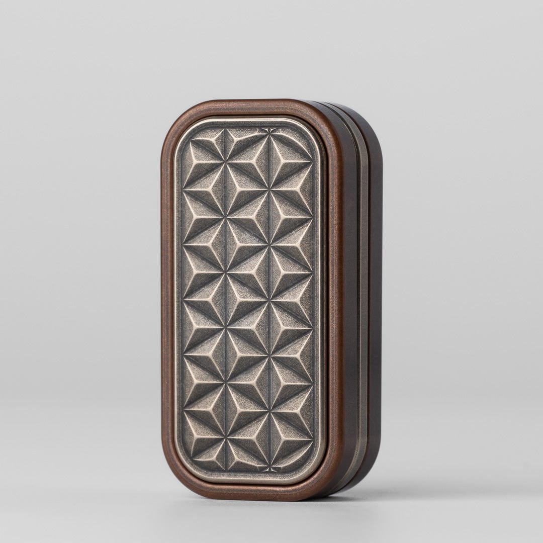 Push Slider EDC – EA EDC Schrödinger's Cat | Titanium Ultem PEI Cupronickel Mokuti Tactile Slider