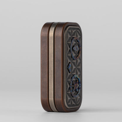 Push Slider EDC – EA EDC Schrödinger's Cat | Titanium Ultem PEI Cupronickel Mokuti Tactile Slider