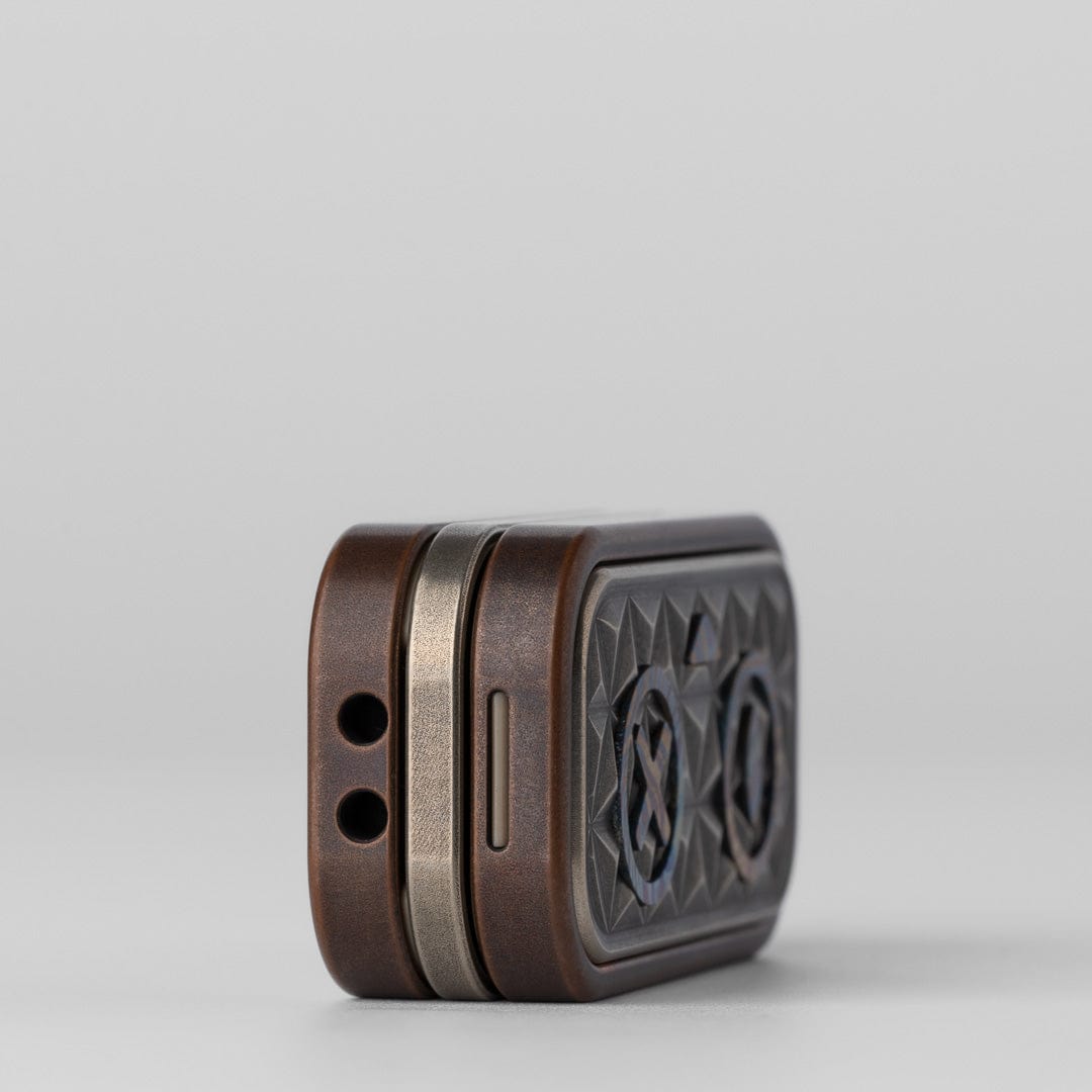 Push Slider EDC – EA EDC Schrödinger's Cat | Titanium Ultem PEI Cupronickel Mokuti Tactile Slider
