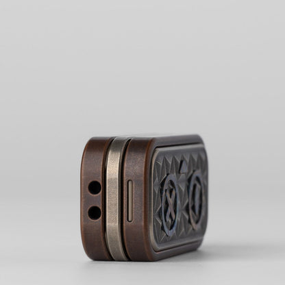 Push Slider EDC – EA EDC Schrödinger's Cat | Titanium Ultem PEI Cupronickel Mokuti Tactile Slider