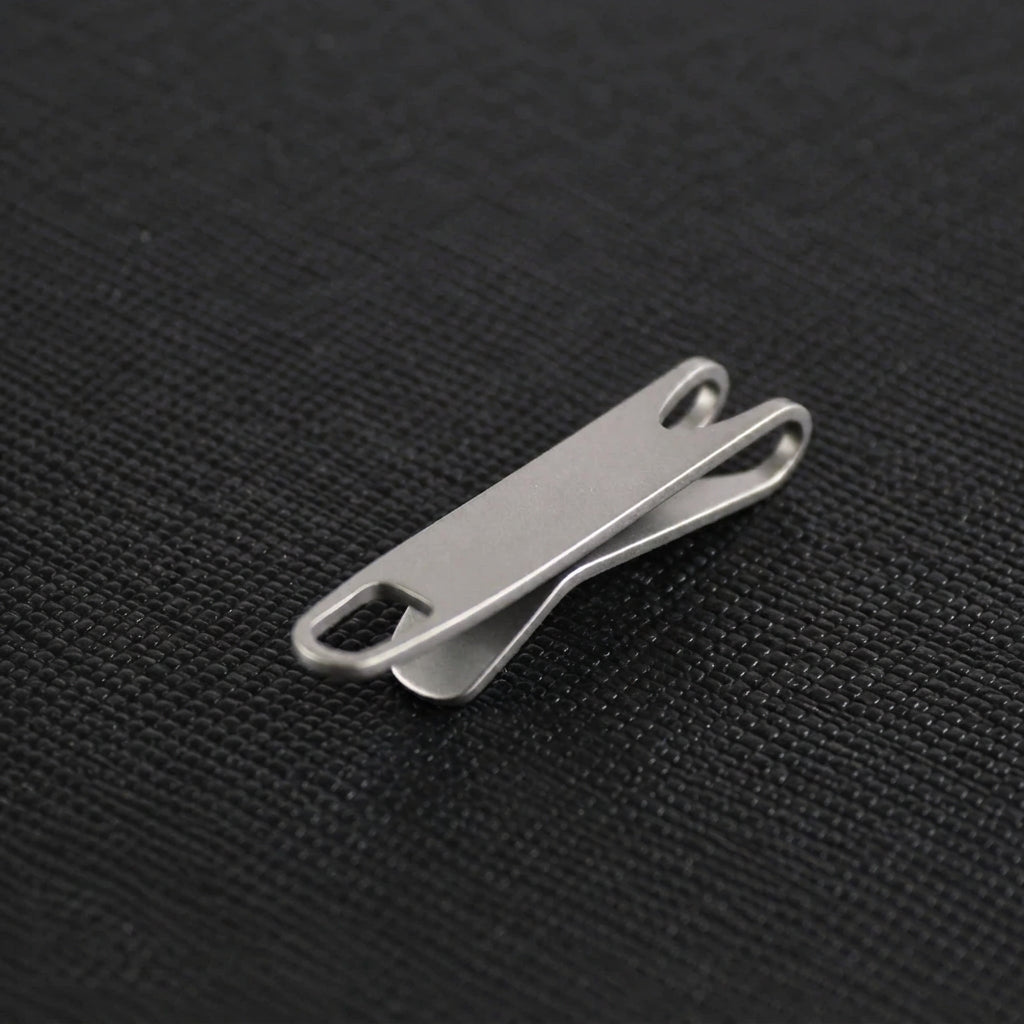 Slotted Titanium Pocket Suspension Clip 21EDC - product view 3