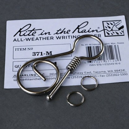 Coiled Stainless-Steel Belt Loop Key Hook 21EDC - product view 2