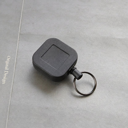 Square Retractable Key Reel Belt Clip 21EDC - Square